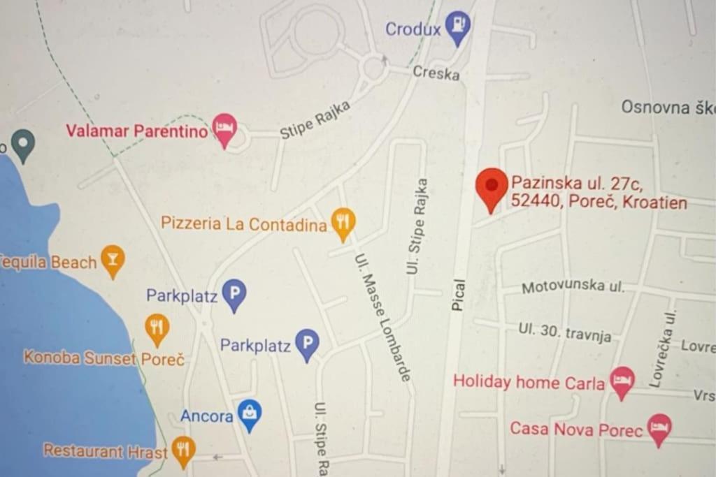 Porec, Tolle 3 Zi-Whg, Sehr Zentral, Top Zustand! Mit Internet Und W-Lan! Eksteriør bilde